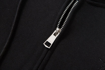 260826 New high-quality embroidered hooded pullover sweater
