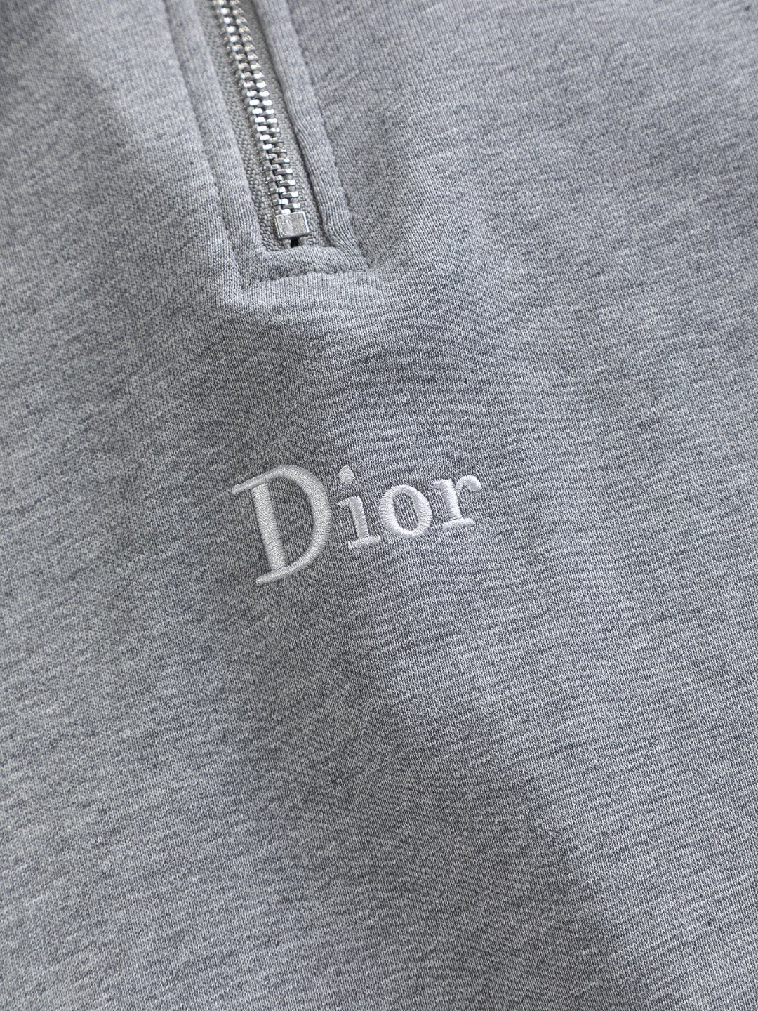 260826 New high-quality embroidered V-neck zipper hoodie