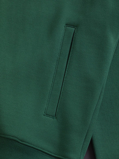260826 New high-quality embroidered V-neck zipper hoodie