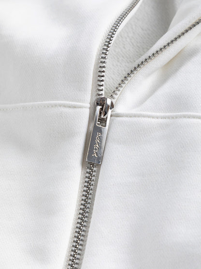 260826 New high-quality zipper hooded pullover hoodie