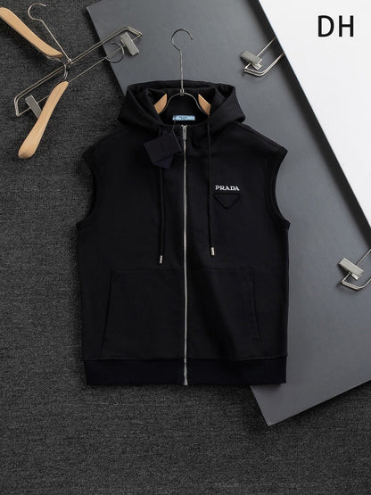 260826 New high-quality zipper hooded pullover hoodie