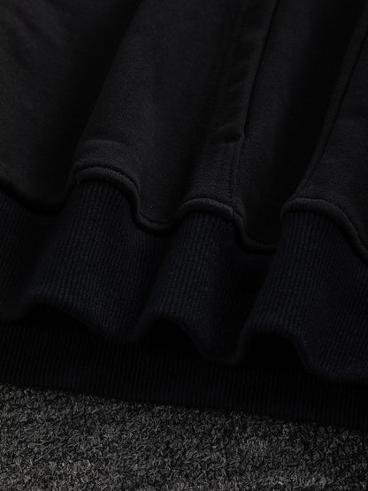 260826 New high-quality zipper hooded pullover hoodie
