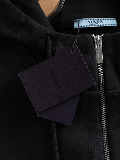 260826 New high-quality zipper hooded pullover hoodie