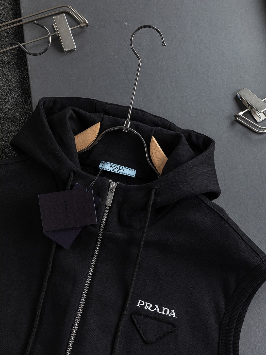 260826 New high-quality zipper hooded pullover hoodie