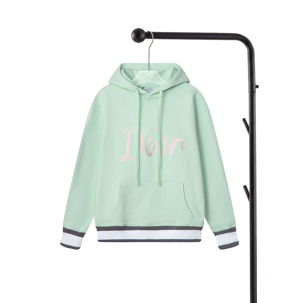260826 New high-quality embroidered patch hoodie