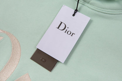 260826 New high-quality embroidered patch hoodie
