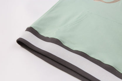 260826 New high-quality embroidered patch hoodie