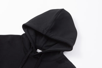 260826 New high-quality embroidered patch hoodie