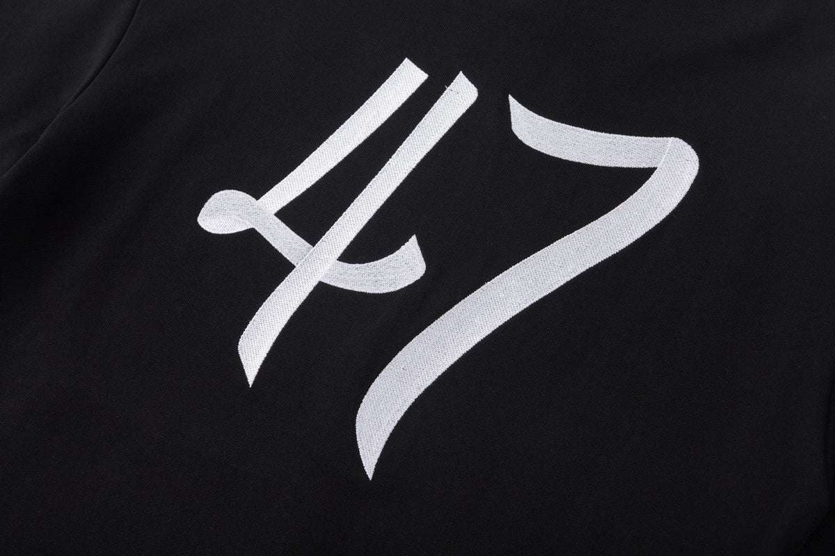 260826 New high-quality embroidered patch hoodie