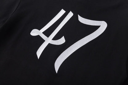 260826 New high-quality embroidered patch hoodie