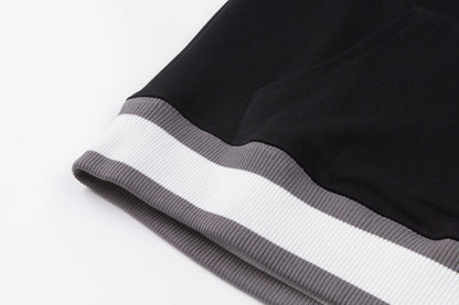 260826 New high-quality embroidered patch hoodie
