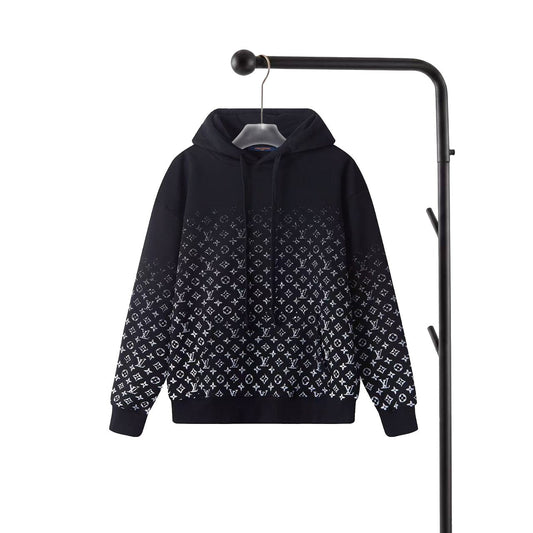 260826 New high-quality gradient-print pullover shirt