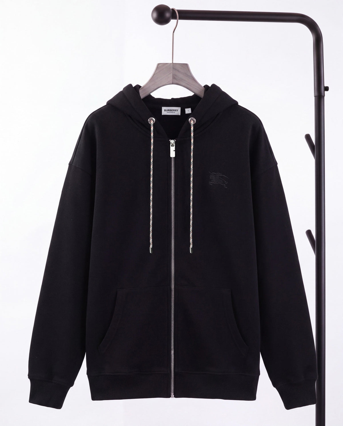260826 New high-quality checked plaid hooded