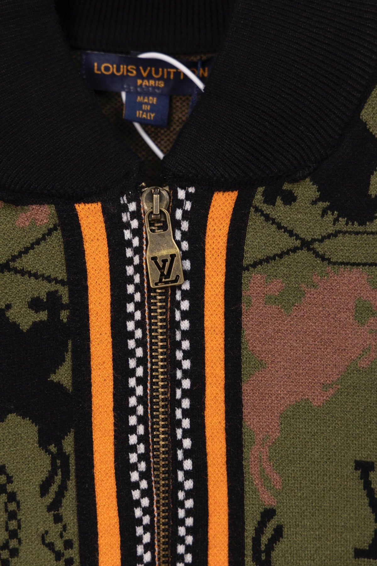 260826 New high-quality jacquard camouflage wool jacket and knitted coat