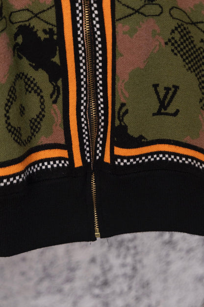 260826 New high-quality jacquard camouflage wool jacket and knitted coat