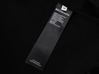260826 New high-quality disordered letter tape hoodie shirt