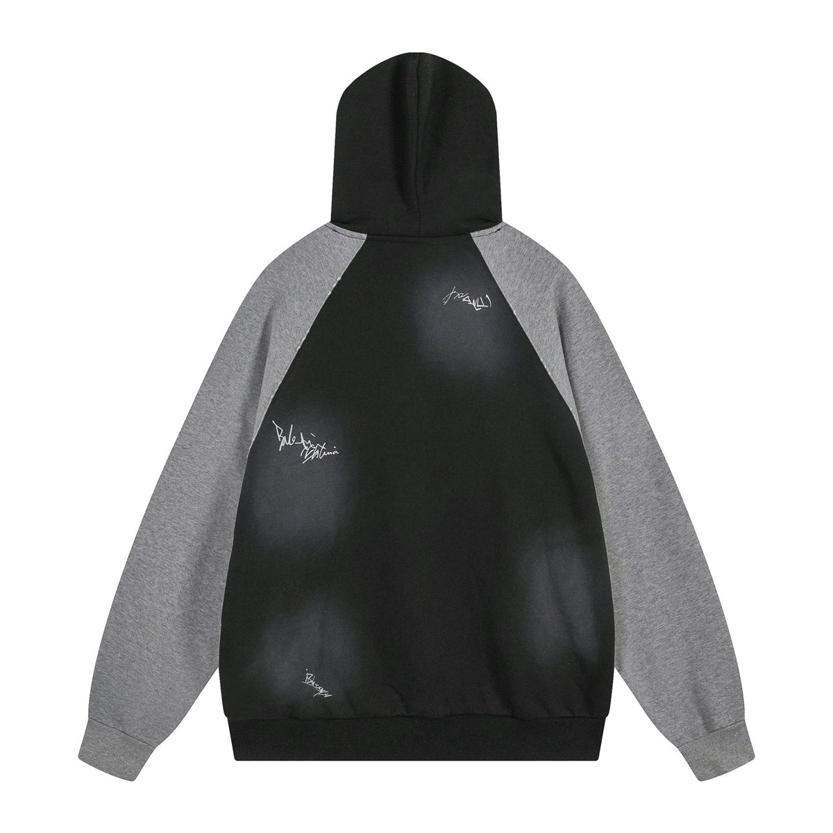 260826 New high-quality heavyweight signature patch zipped hoodie