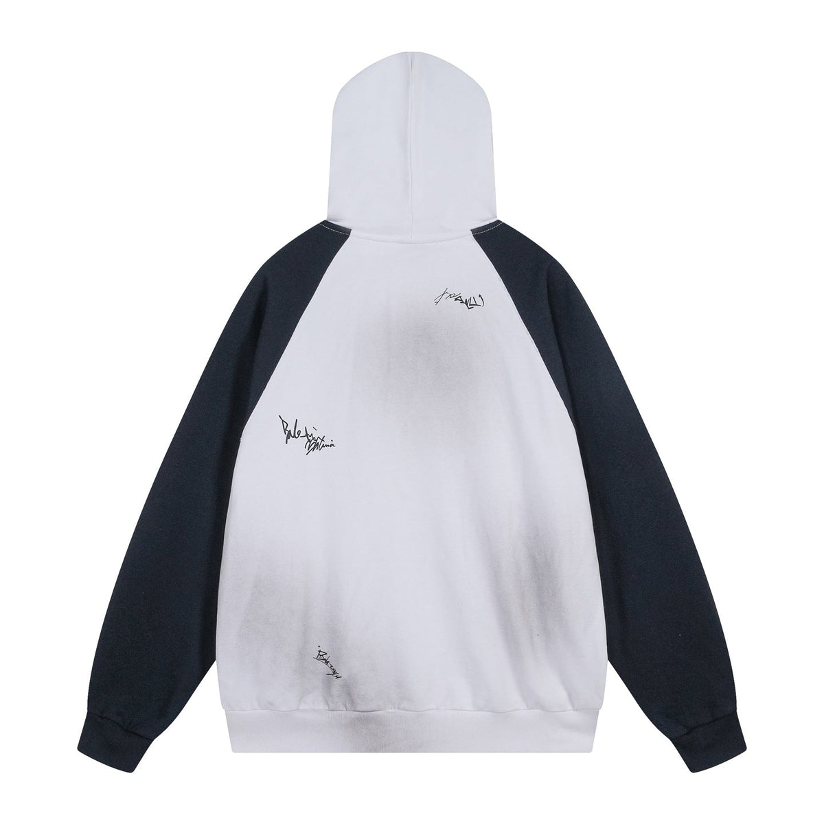 260826 New high-quality heavyweight signature patch zipped hoodie
