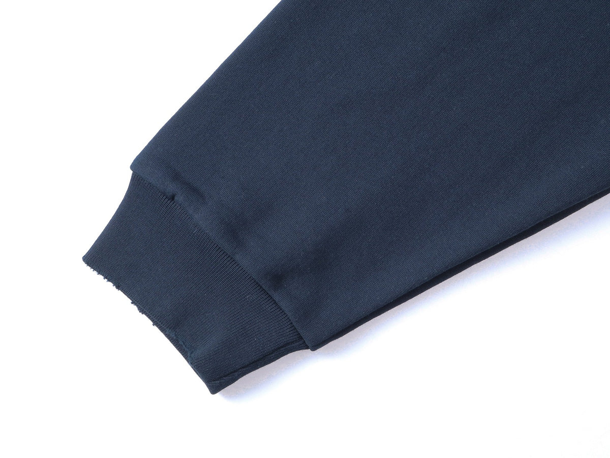 260826 New high-quality heavyweight signature patch zipped hoodie