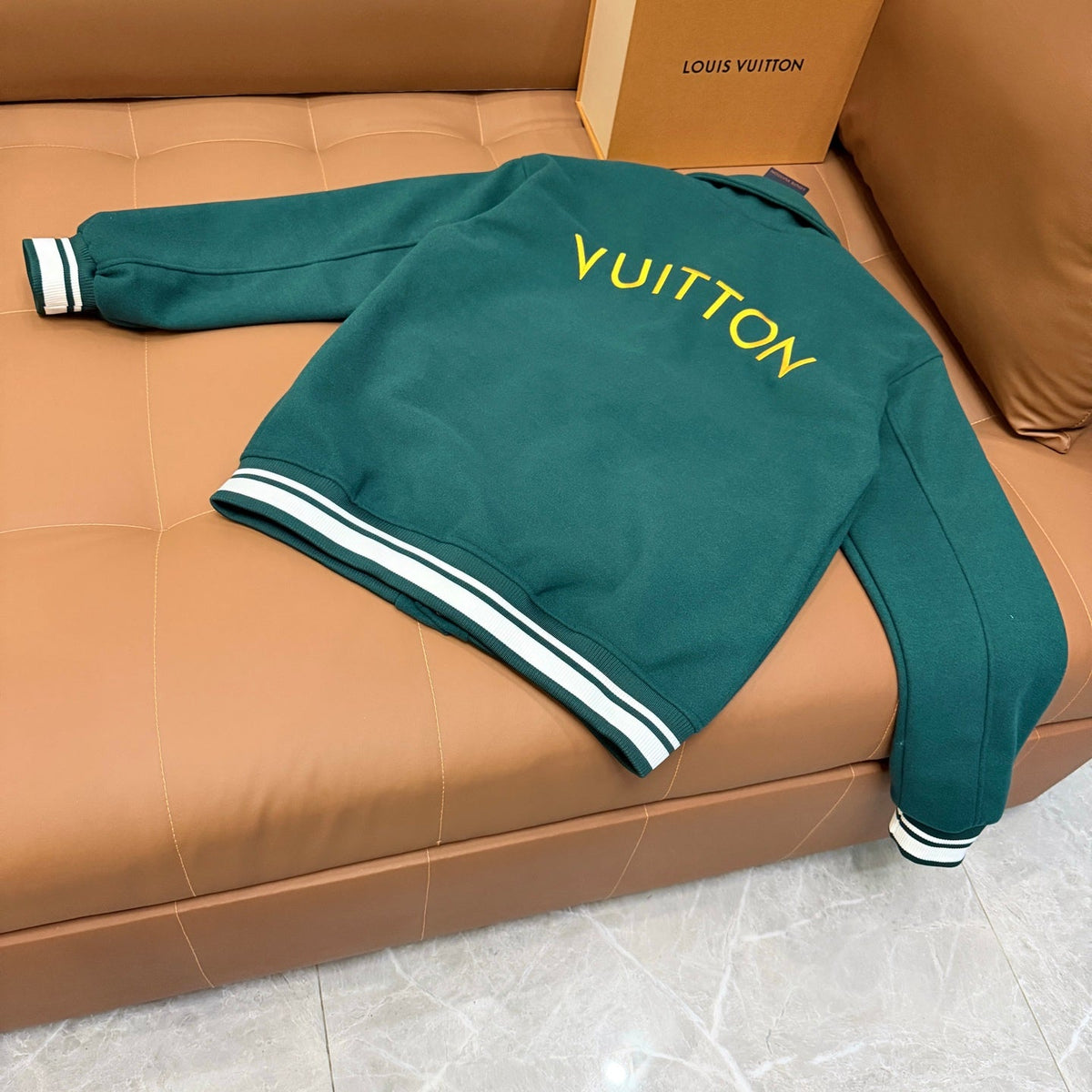 260826 New high-quality color-matched patchwork baseball jacket