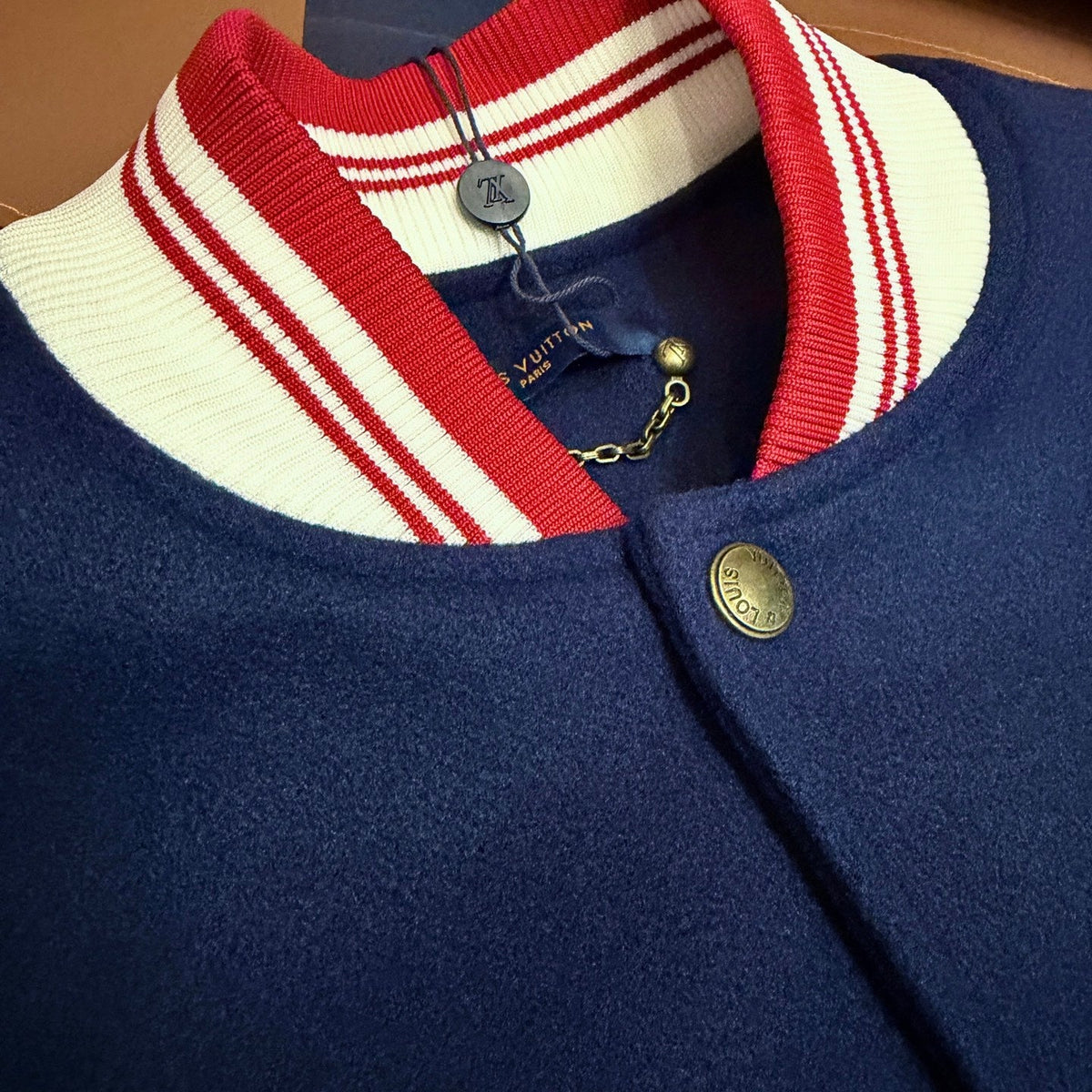 260826 New high-quality color-matched patchwork baseball jacket
