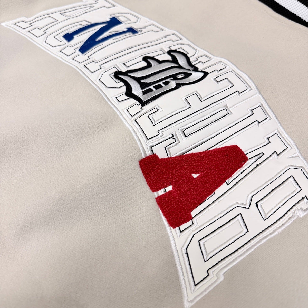 260826 New high-quality color-matched patchwork baseball jacket