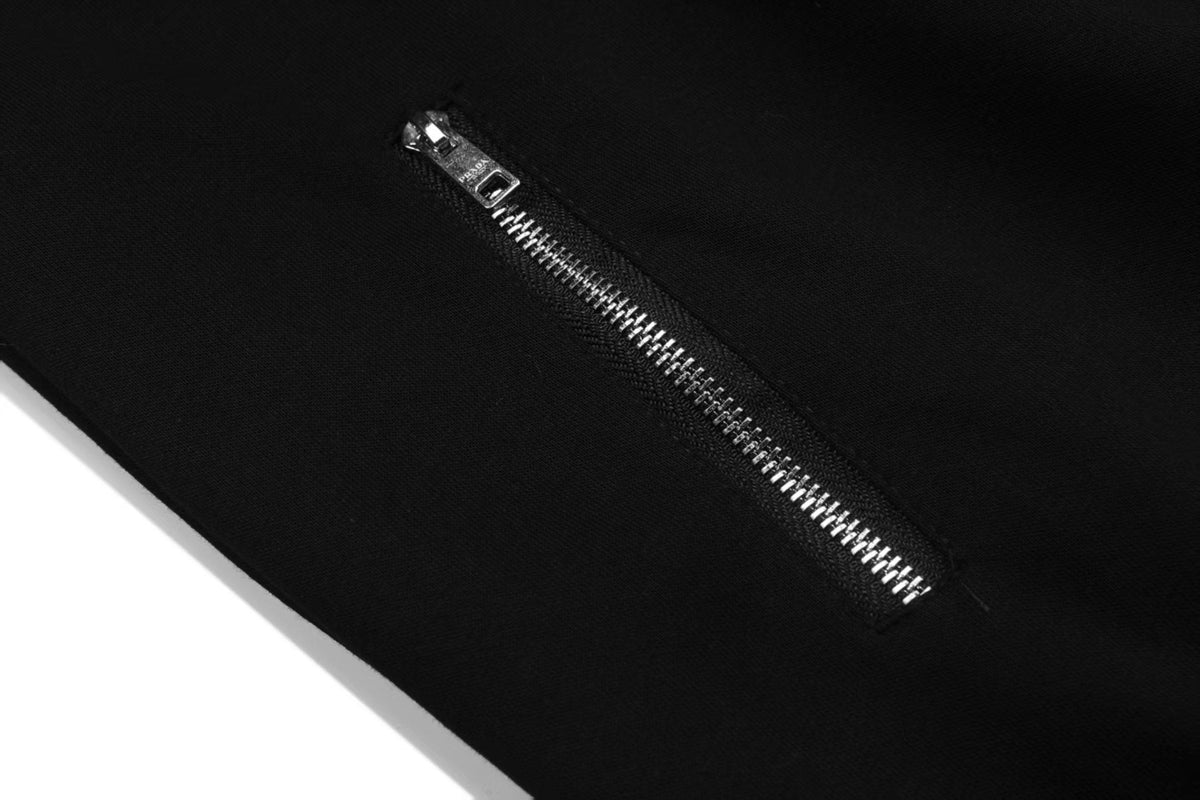 260901 New high-quality letter-shaped oval logo hooded sweatshirt jacket