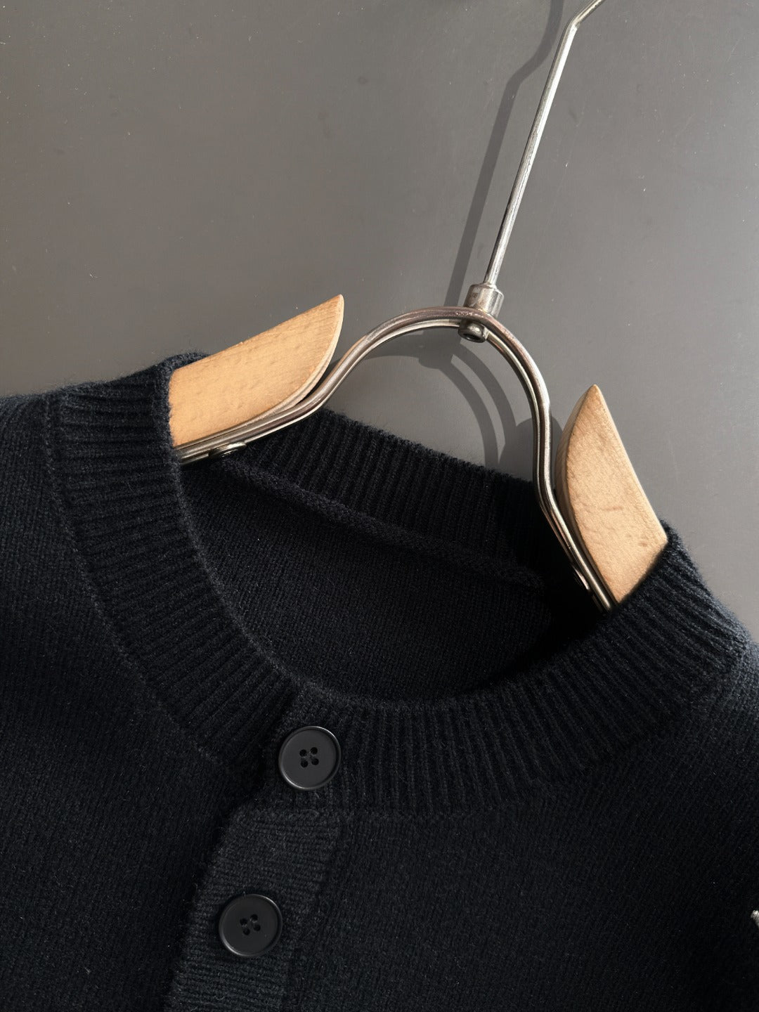 260901 New high-quality exclusive wool blend fabric patchwork color-matched sweater