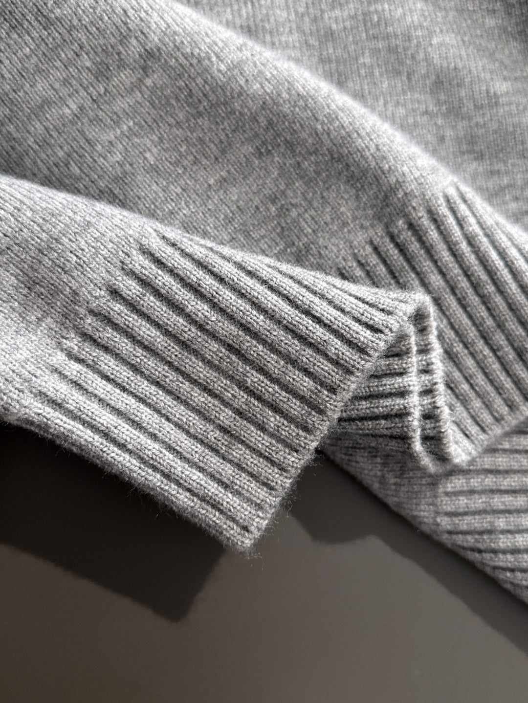260901 New high-quality exclusive wool blend fabric patchwork color-matched sweater