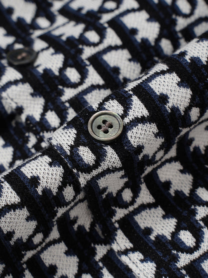 260901 New high-quality cotton printed jacquard coat and shirt
