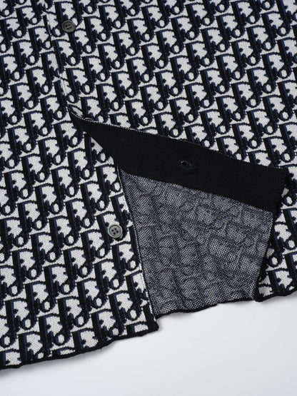 260901 New high-quality cotton printed jacquard coat and shirt