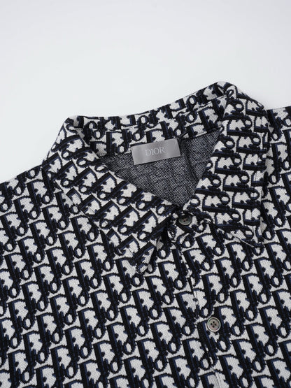 260901 New high-quality cotton printed jacquard coat and shirt