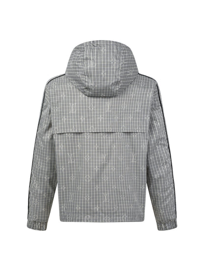 260901 New high-quality checked custom fabric windproof jacket