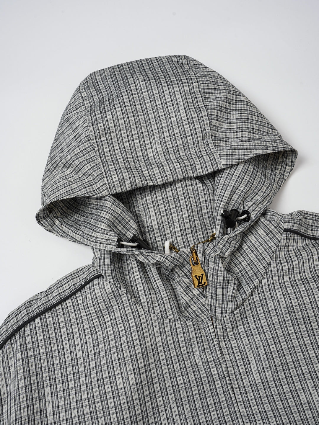 260901 New high-quality checked custom fabric windproof jacket