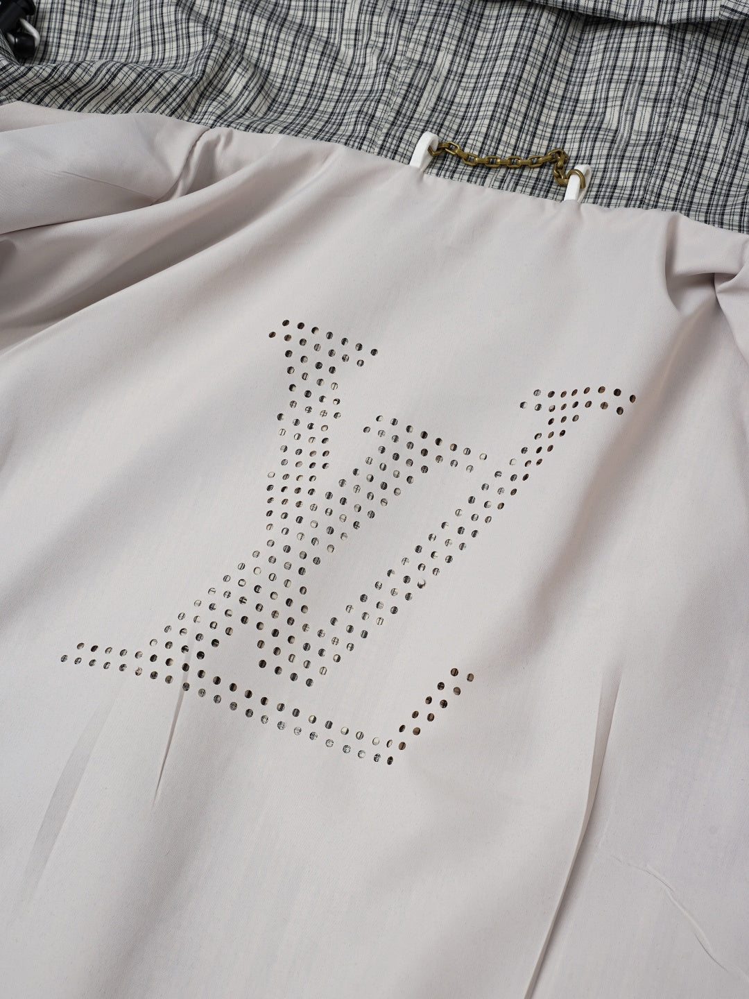 260901 New high-quality checked custom fabric windproof jacket
