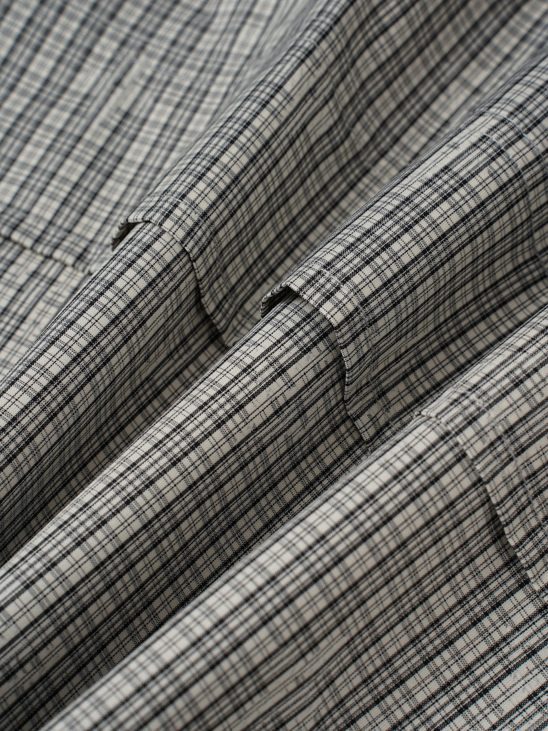260901 New high-quality checked custom fabric windproof jacket