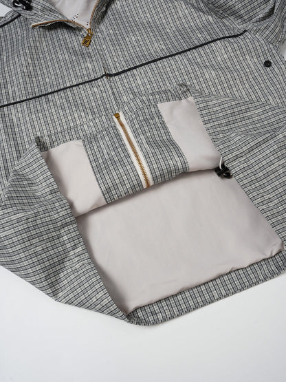 260901 New high-quality checked custom fabric windproof jacket