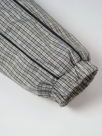 260901 New high-quality checked custom fabric windproof jacket