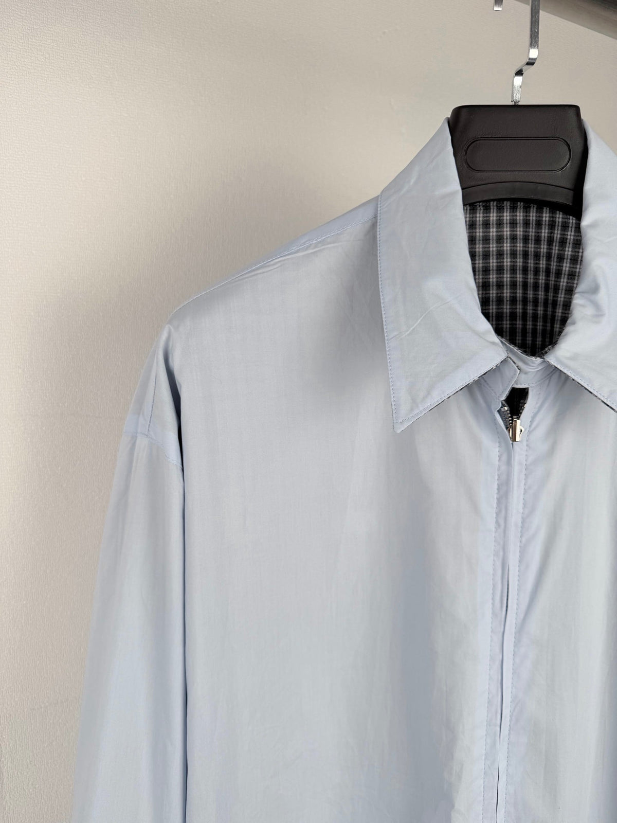 260901 New high-quality double-breasted triangular check-patterned jacket