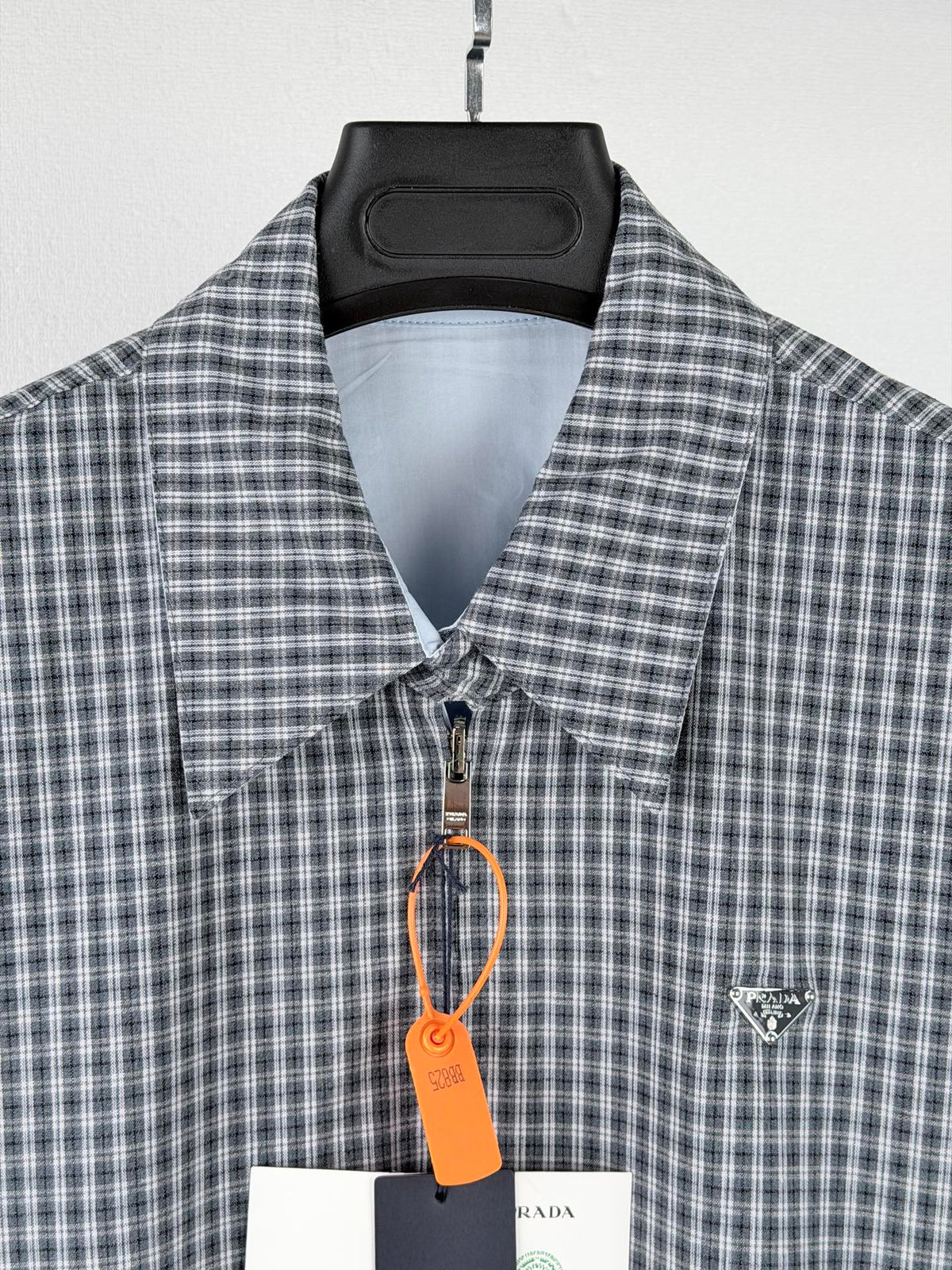 260901 New high-quality double-breasted triangular check-patterned jacket