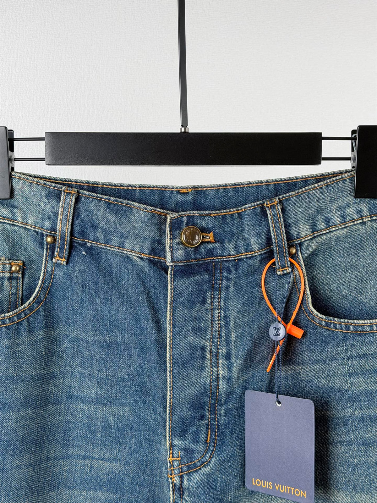260901 New high-quality, minimalist basic denim pants set