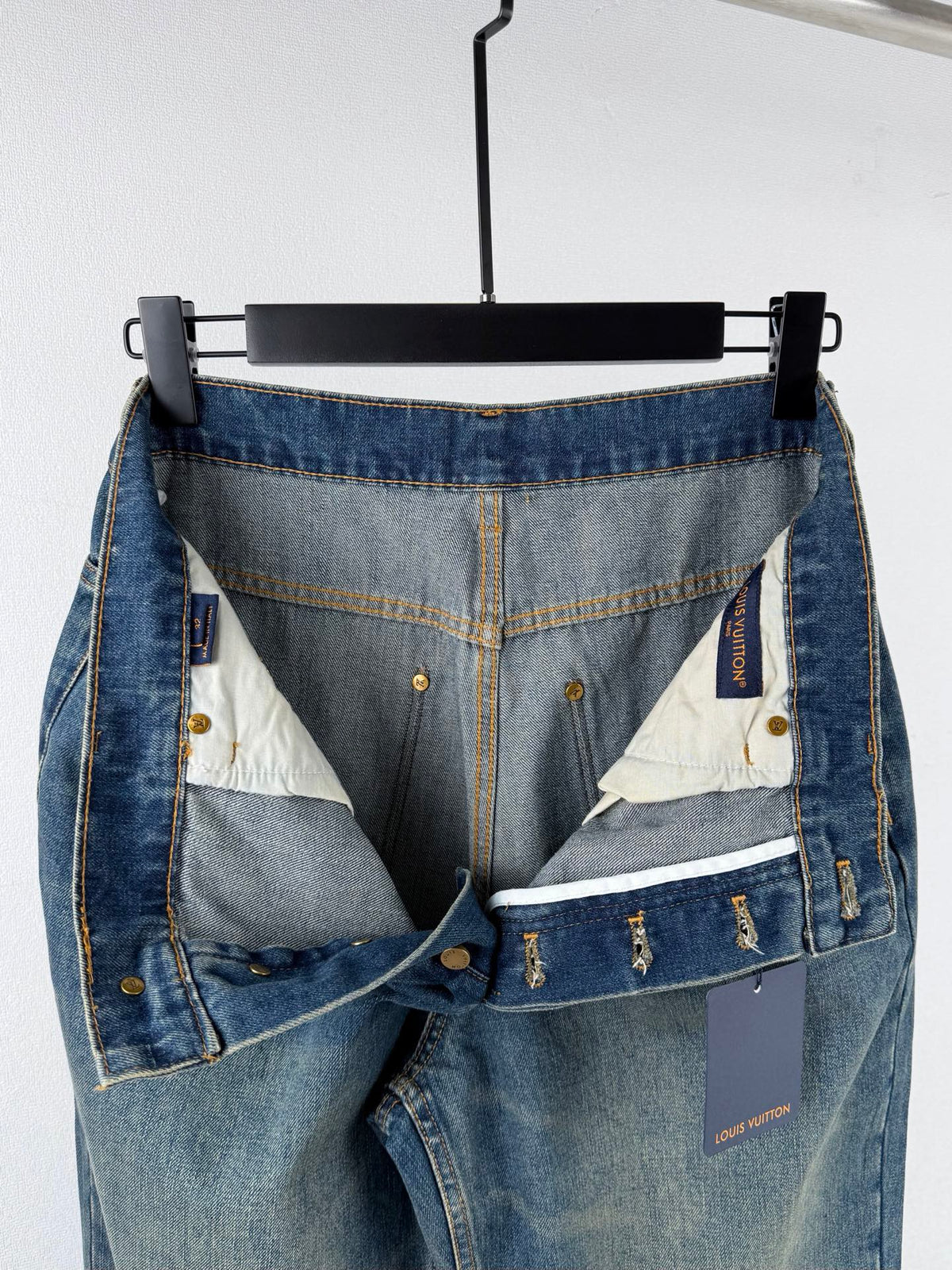 260901 New high-quality, minimalist basic denim pants set
