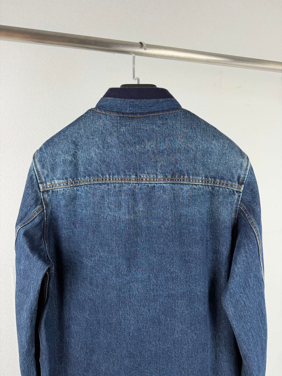 260901 New high-quality, minimalist basic baseball shirt design denim jacket