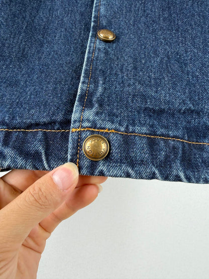 260901 New high-quality, minimalist basic baseball shirt design denim jacket