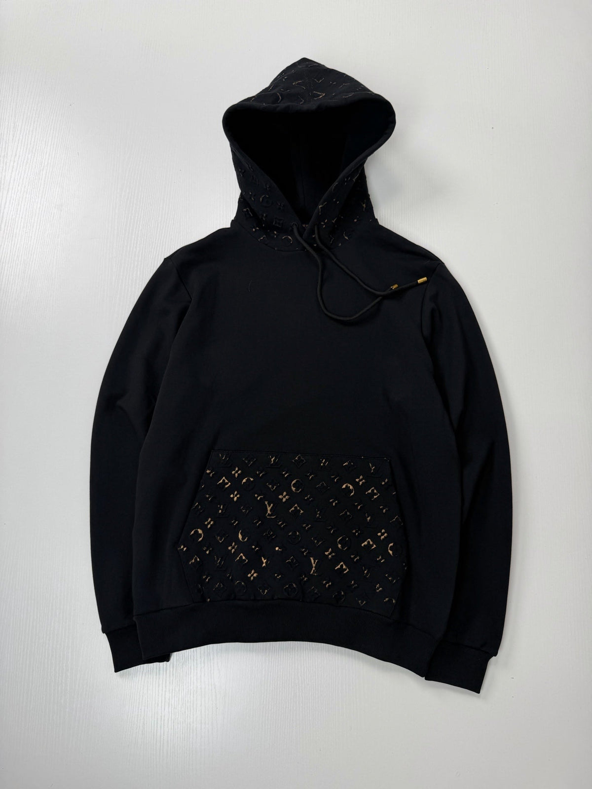 260901 New high-quality old-style embossed and gold-stamped sequined plaid hooded zipper pullover hoodie