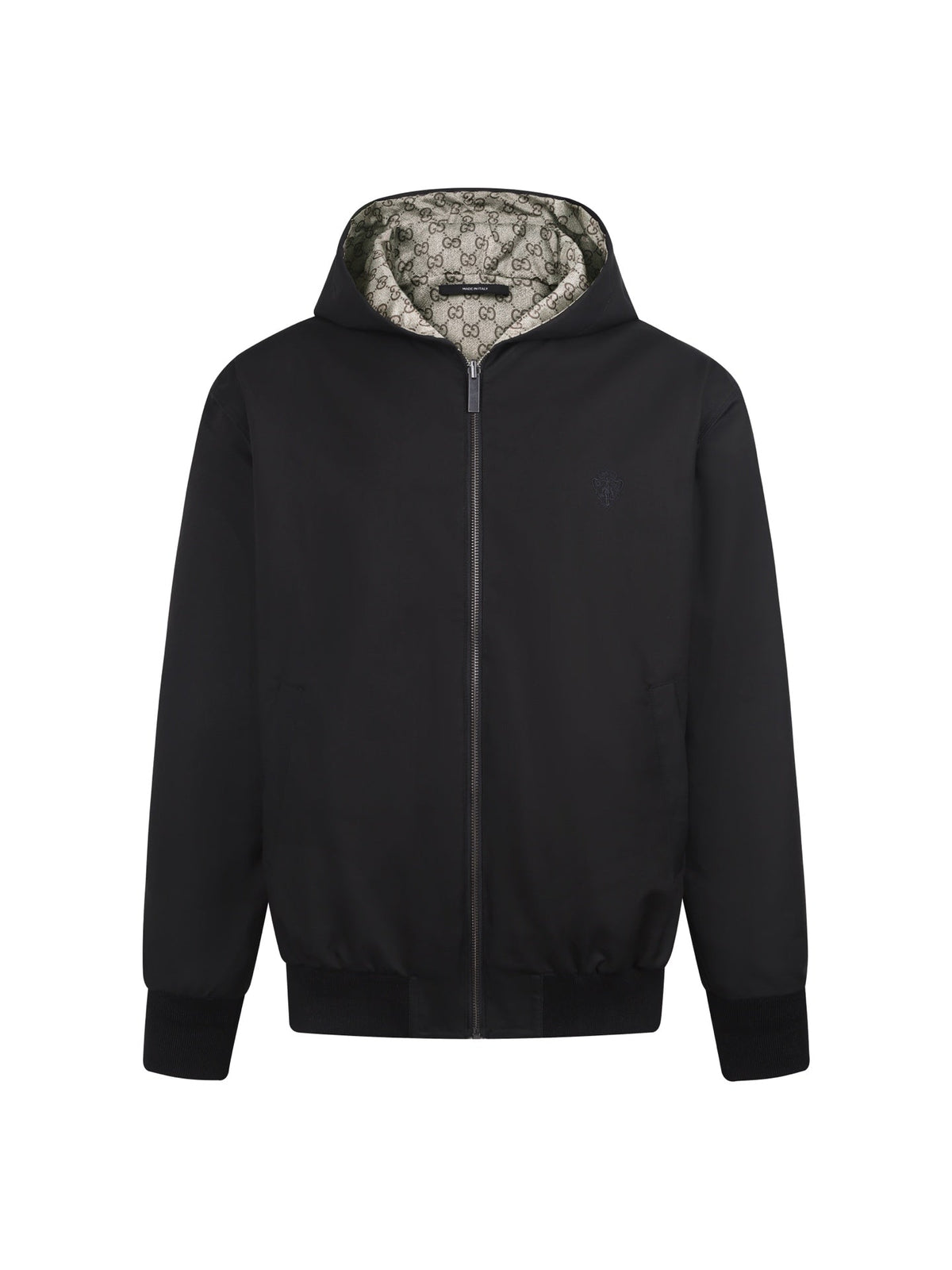 260901 New high-quality double-sided cotton canvas embroidered logo jacket