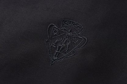 260901 New high-quality double-sided cotton canvas embroidered logo jacket