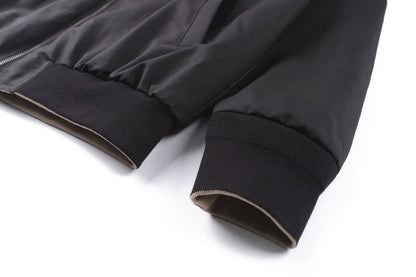 260901 New high-quality double-sided cotton canvas embroidered logo jacket