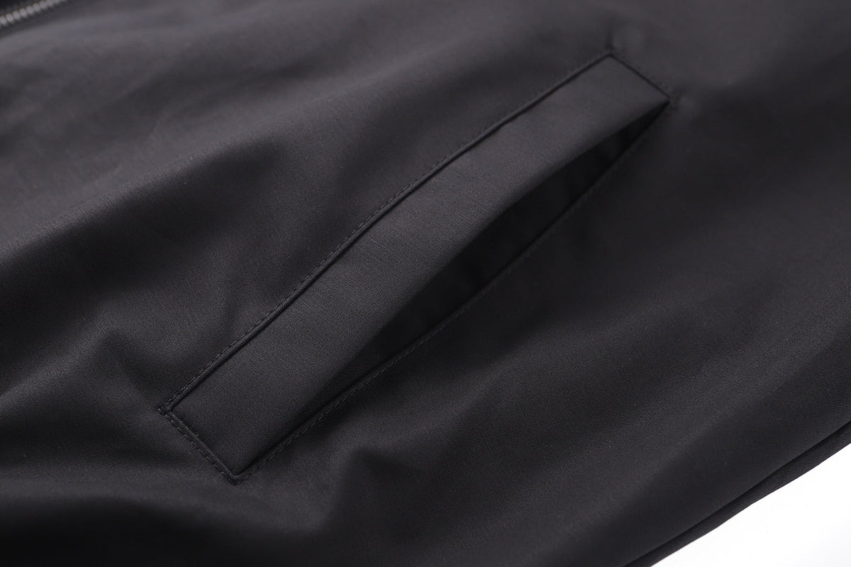 260901 New high-quality double-sided cotton canvas embroidered logo jacket