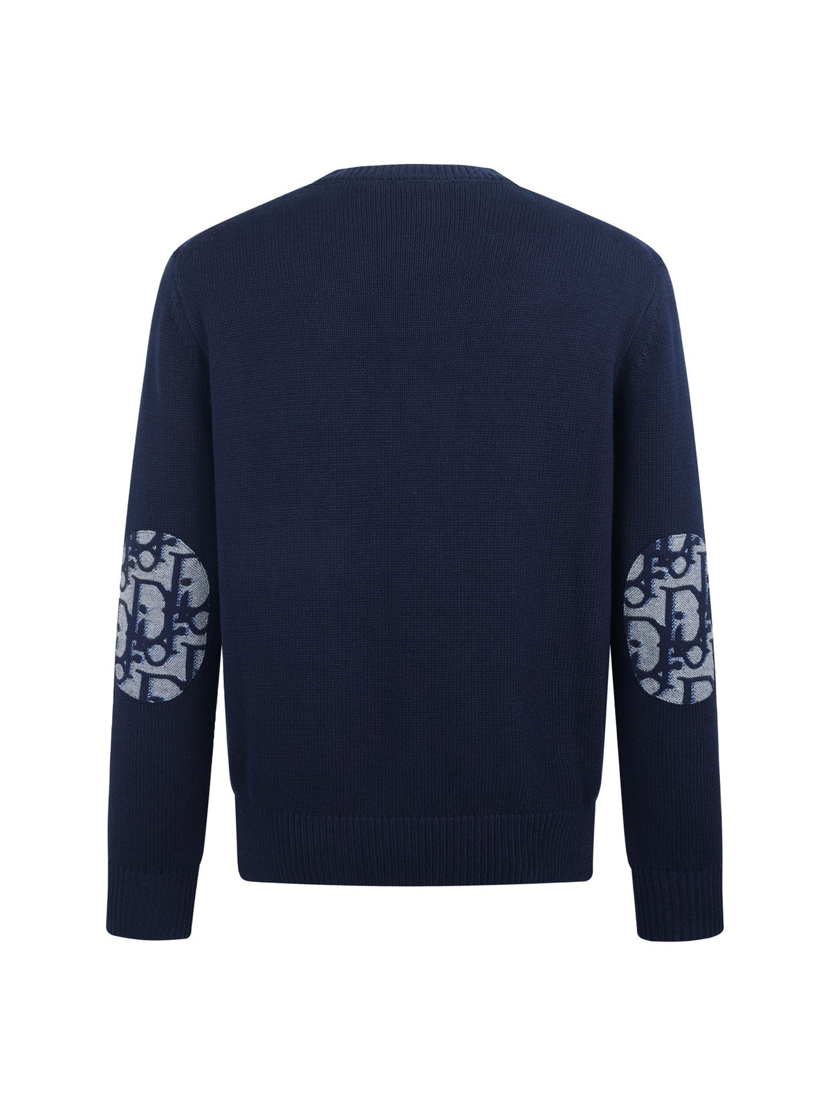 260901 New high-quality cable-knit cotton pullover with embroidered design on the chest